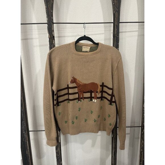 H Bar C Ranchwear Other - Vintage H Bar Ranchwear Horse Sweater